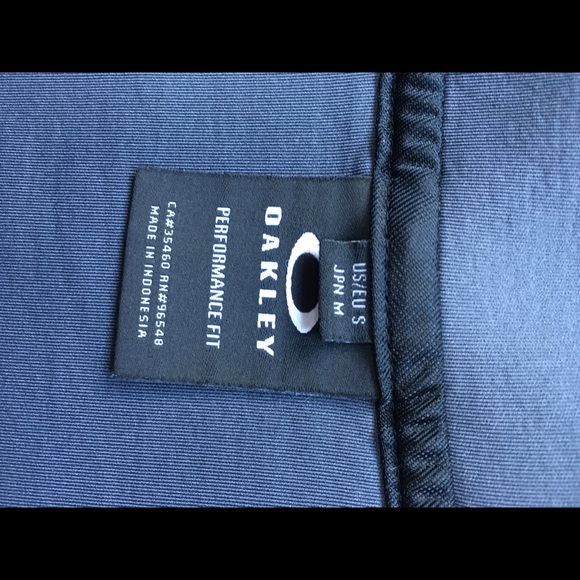 Oakley Performance Fit Men Zip Up Hoodie Charcoal RN 96548 Size Small - Picture 5 of 7